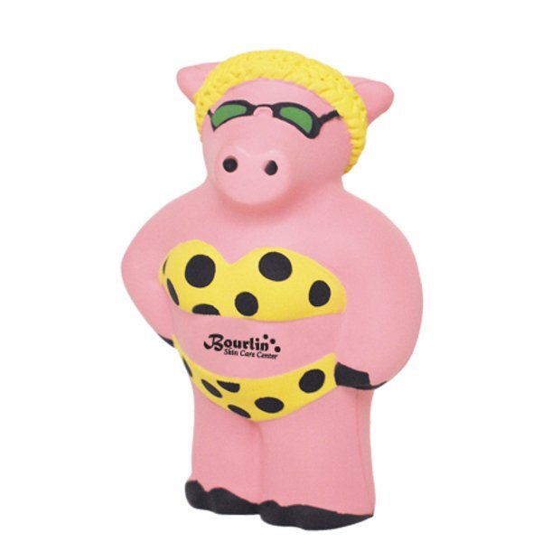 Cool Beach Pig Stress Ball