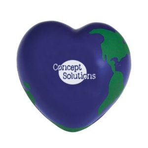 Earth Heart Design Stress Ball