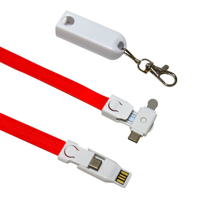 3-in-1 Lanyard Cell Phone Charging Cable