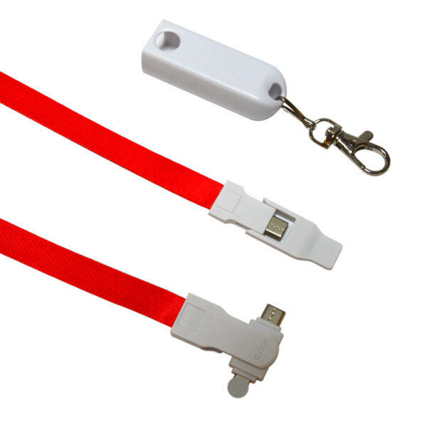 3-in-1 Lanyard Cell Phone Charging Cable