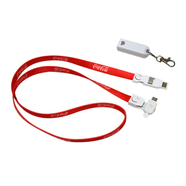 3-in-1 Lanyard Cell Phone Charging Cable