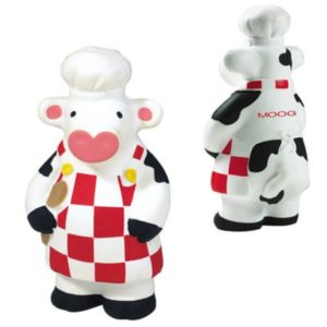 Chef Cow Design Stress Ball