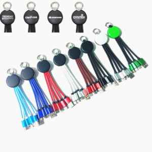 Round Luminous LED USB Cable Charging Wire  Phone Data