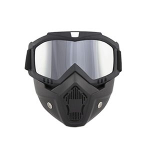 Vintage Harley Skull Windshield Mask Outdoor Riding Protective Goggle