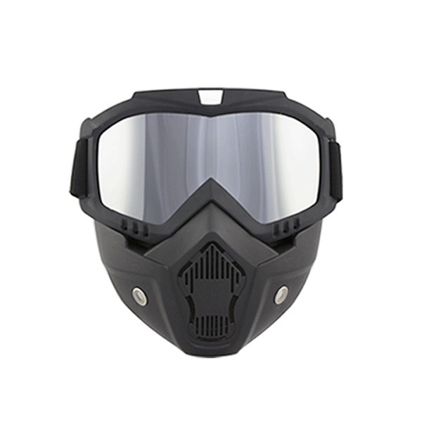 Vintage Harley Skull Windshield Mask Outdoor Riding Protective Goggle