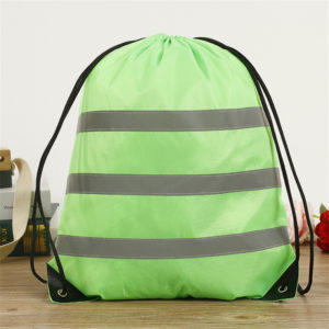 Backpack with Reflective Safety Stripe
