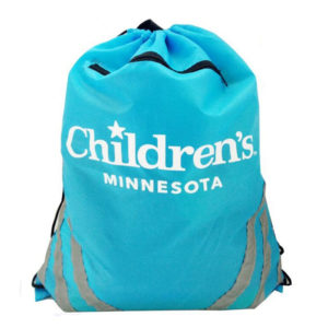 Reflective Pocket Drawstring Bag