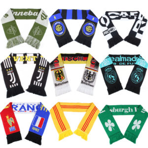 Acrylic Winter Soccer / Football Stadium Scarf
