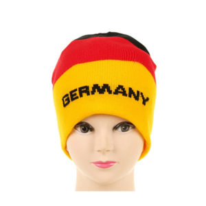 Jacquard Beanie Knitted Pom Hat