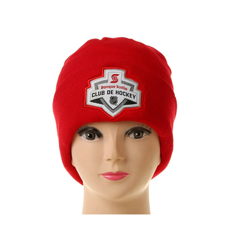 Jacquard Beanie Knitted Pom Hat