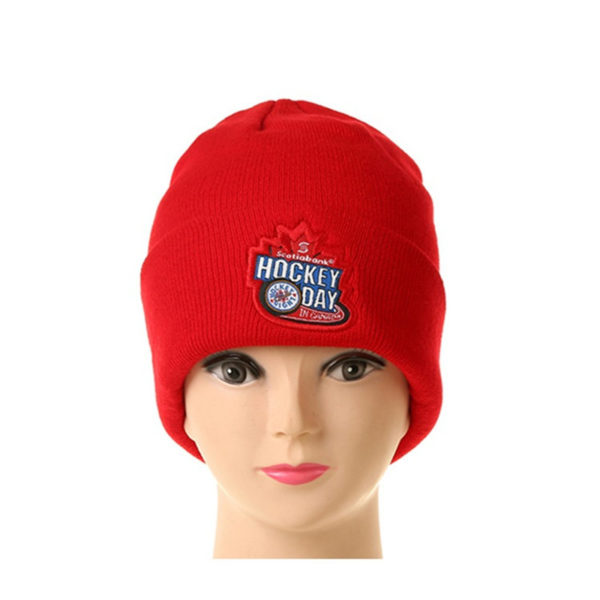 Jacquard Beanie Knitted Pom Hat