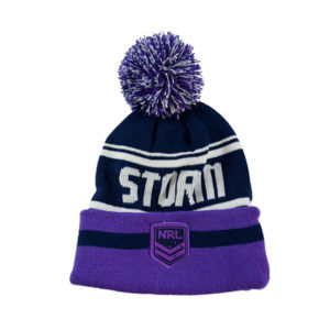 Jacquard Knit Beanie With Pom