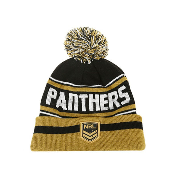 Jacquard Knit Beanie With Pom