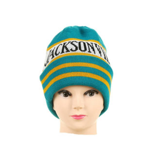 Jacquard FootBall Beanie