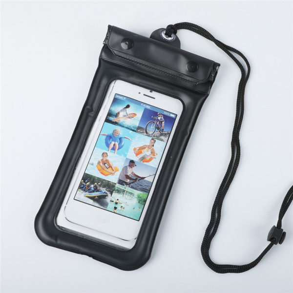 PVC Floating Waterproof Phone Pouch With Cord