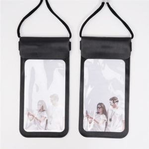 PU Waterproof Phone Pouch With Lanyard