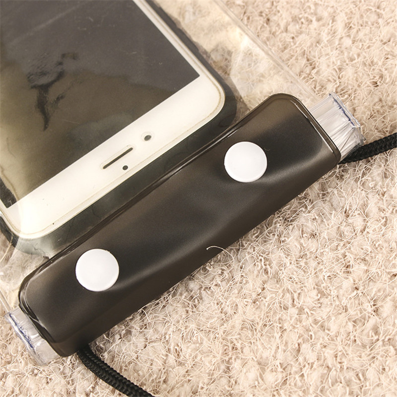Colorful PVC  Waterproof Phone Pouch With Cord