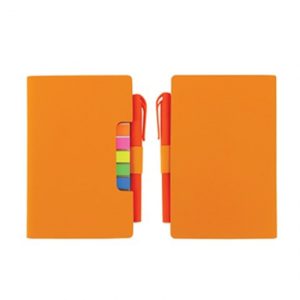 Multicolor Journal w/Sticky Notes & Pen