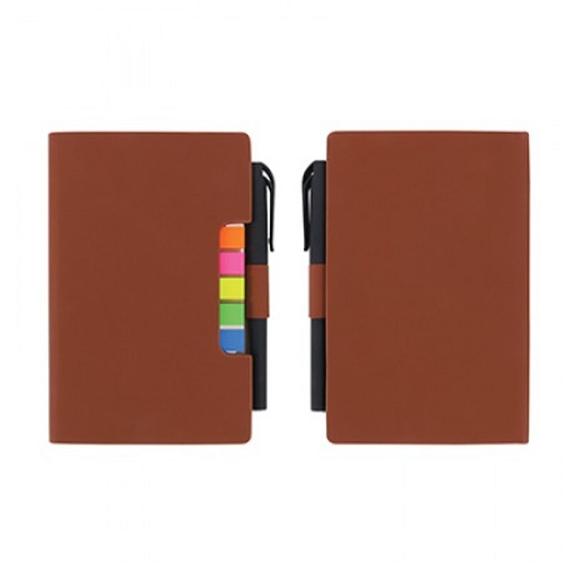 Multicolor Journal w/Sticky Notes & Pen