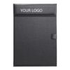 Black PU A4-Clipboard With Clip