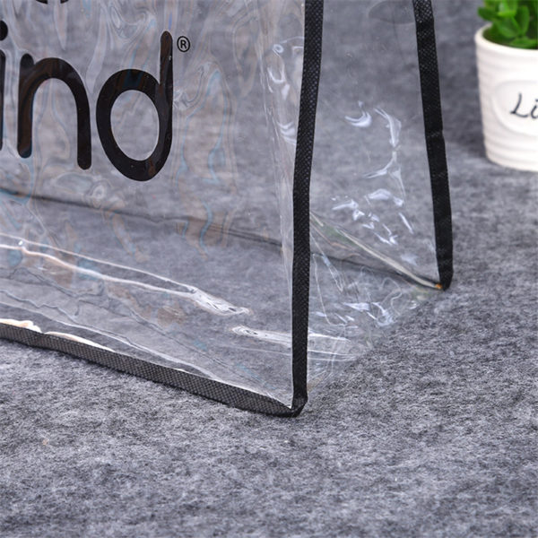 Clear Tote Bag With Polyester Handles