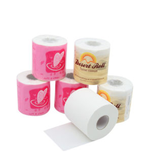 Toilet Paper with Printed PVC Wrapping