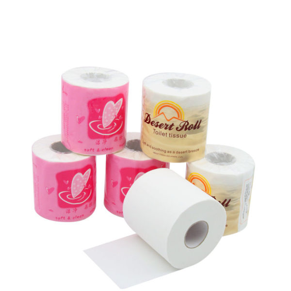 Toilet Paper with Printed PVC Wrapping