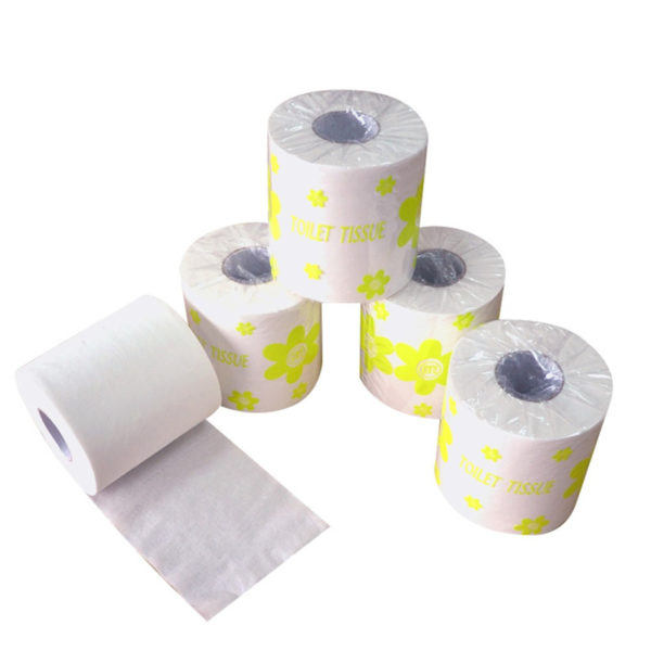 Toilet Paper with Printed PVC Wrapping