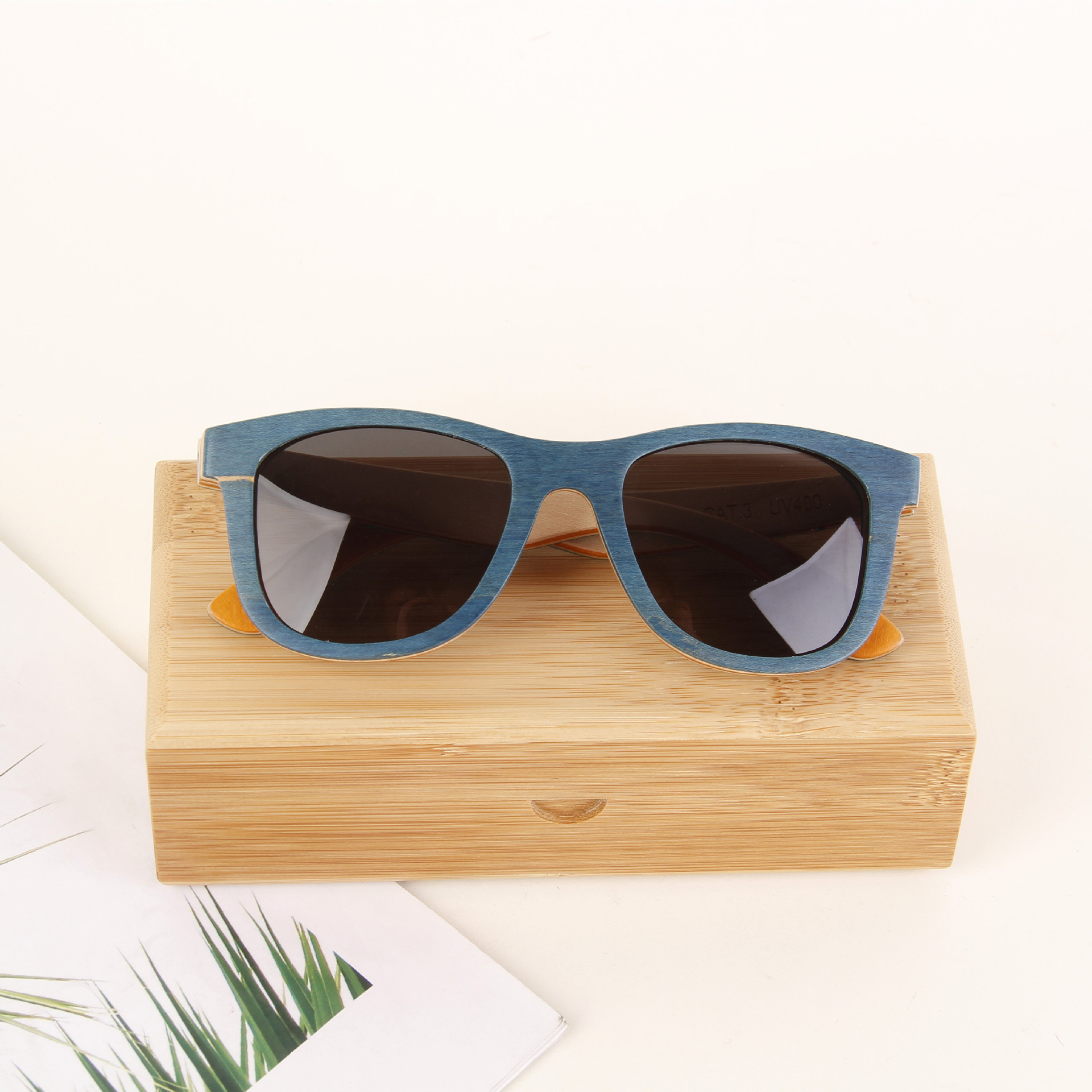 Bamboo Wood Sunglasses with Case