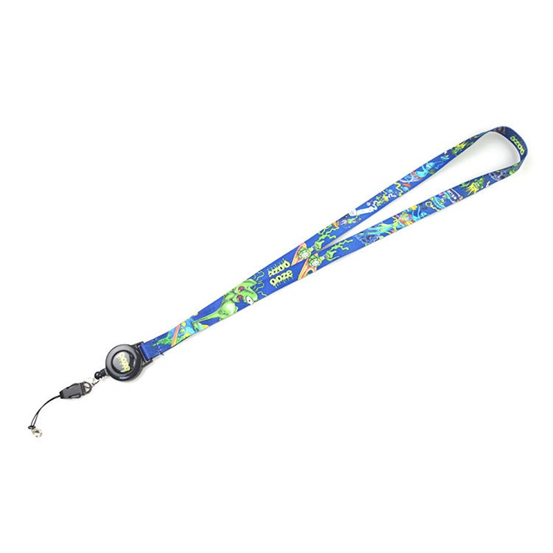 Dye Sublimation Lanyard with Retractable Badge Reel