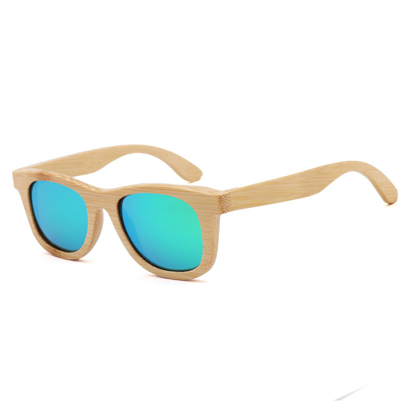 Youth Sunglasses Wood  Bamboo Frame