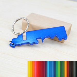 Aluminum Truck Shaped Bottle Opener with Keychain