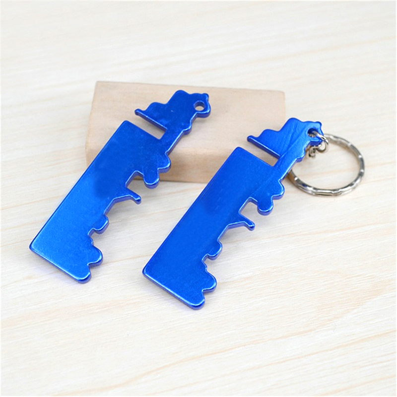 Aluminum Truck Shaped Bottle Opener with Keychain
