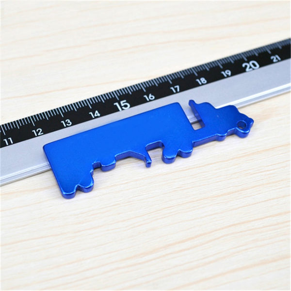 Aluminum Truck Shaped Bottle Opener with Keychain