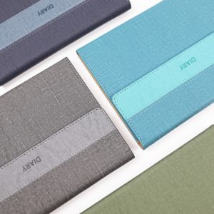 A5 Business Hard-sided Tri-fold Splice Notebook