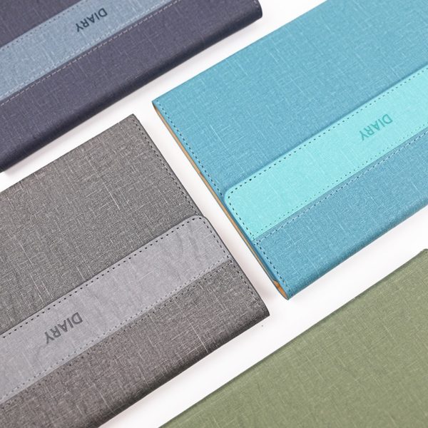 A5 Business Hard-sided Tri-fold Splice Notebook