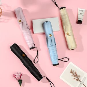 Customised Vinyl Sun Protection Folding Ultralight Umbrella