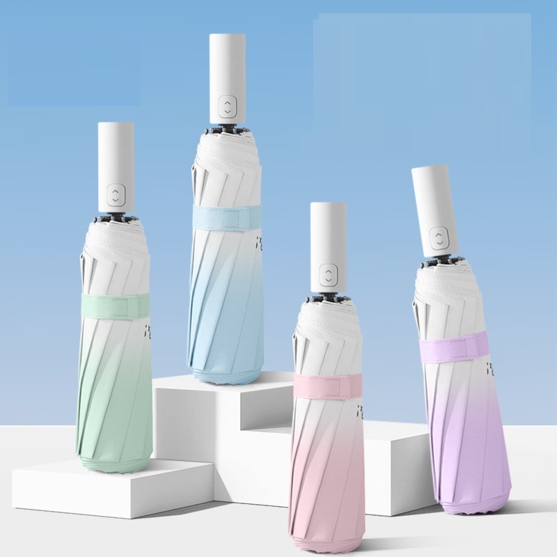 Sunny & Rainy Dual-purpose Fully-automatic Folding Umbrella