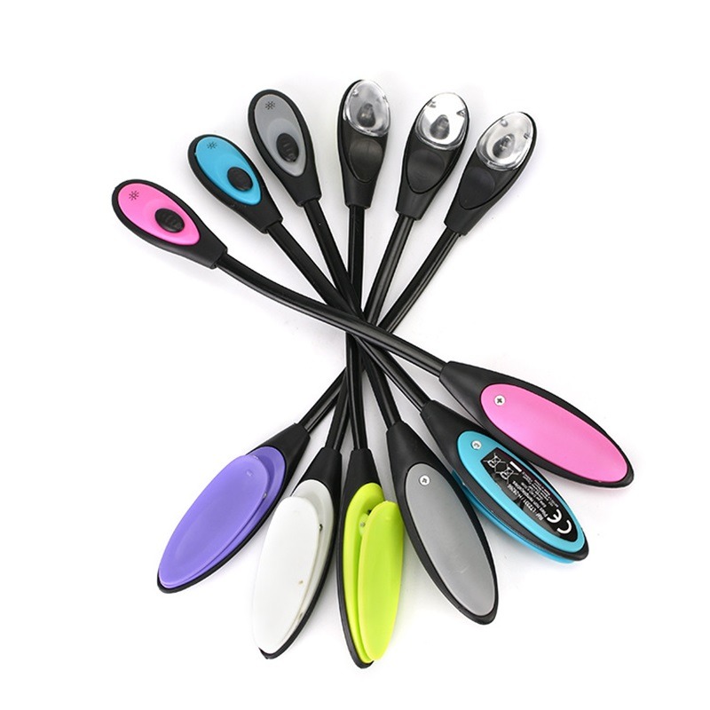 LED Bendable Night Reading Clip Night Light