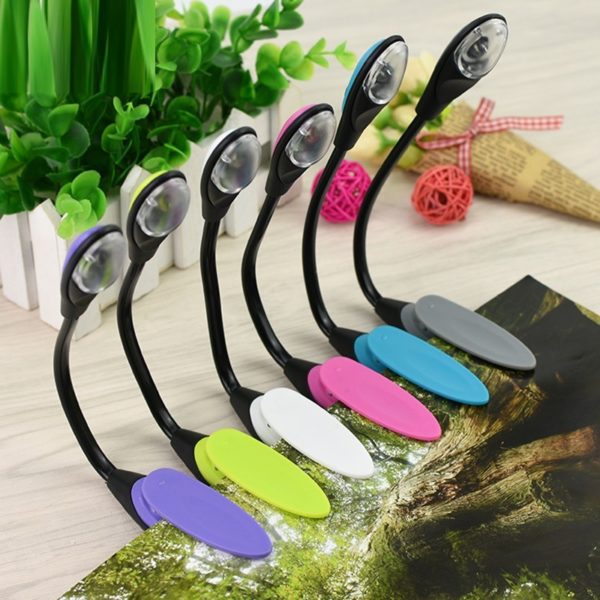 LED Bendable Night Reading Clip Night Light