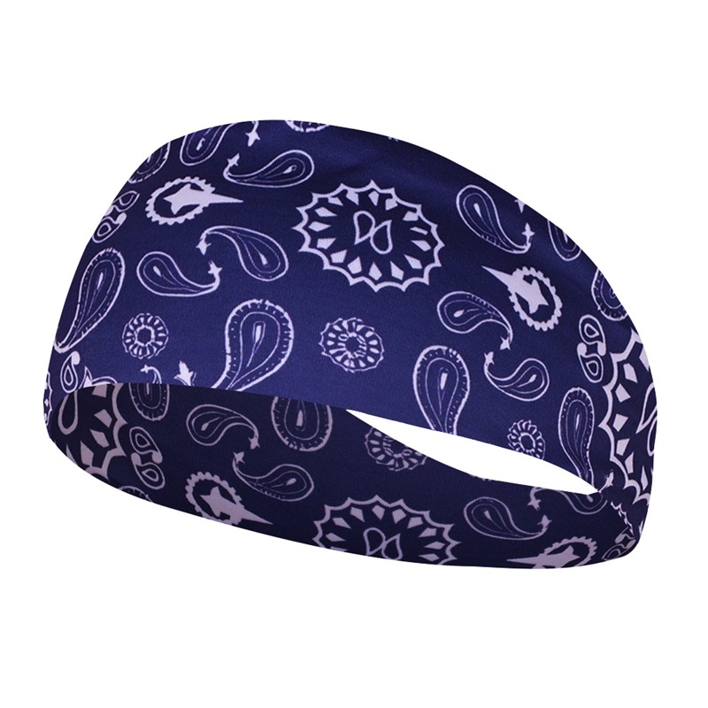 Retro Fashion Printed Sweat Absorbent Breathable Headband
