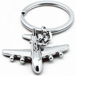 Airplane Alloy Keychain