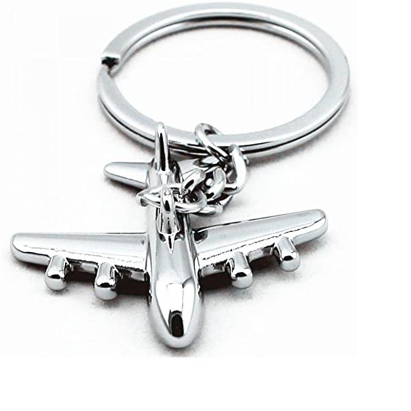 Airplane Alloy Keychain