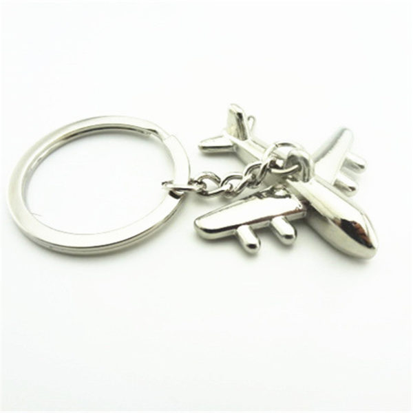 Airplane Alloy Keychain