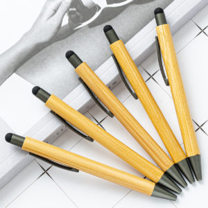 Bamboo Stylus Ballpoint Pen