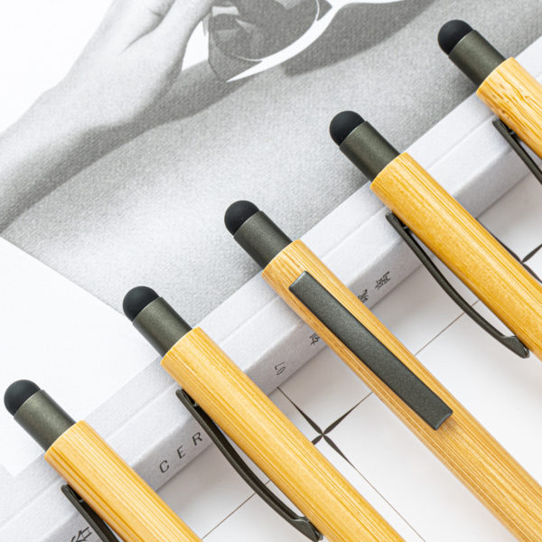 Bamboo Stylus Ballpoint Pen