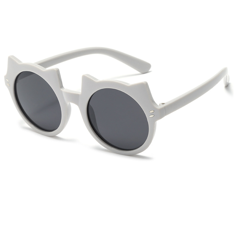 Silicone Cat Shaped Sunglasses for Kids