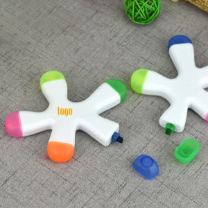 5-In-1 Five Color Starfish Shape Highlighter