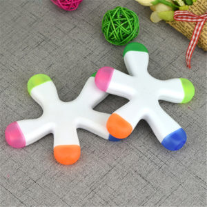 5-In-1 Five Color Starfish Shape Highlighter