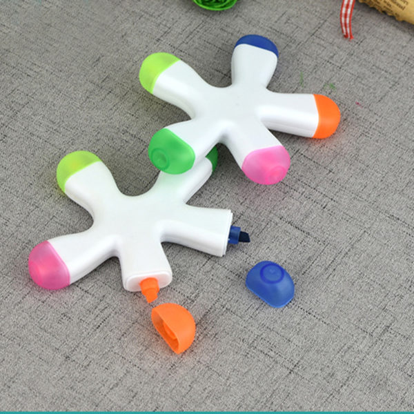 5-In-1 Five Color Starfish Shape Highlighter